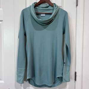 Columbia Thermal Cowl Neck Long Sleeve Shirt Size Medium